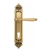 Дверная ручка Venezia "PELLESTRINA" на планке PL96, французское золото (cyl)