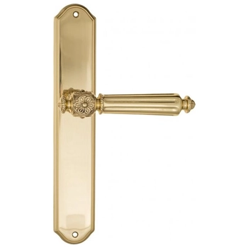 Дверная ручка Fratelli Cattini 'TORCELLO' на планке PL02 полированная латунь