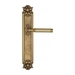Дверная ручка Venezia 'MOSCA' на планке PL97, французское золото