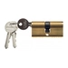 Venezia цилиндр (70 мм/25+10+35) ключ-ключ, полированная латунь
