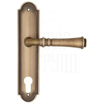 Дверная ручка Fratelli Cattini 'GRACIA' на планке PL248 матовая бронза (cyl)