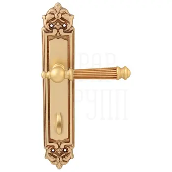 Дверная ручка на планке Melodia 102/229 'Veronica' французское золото (wc)