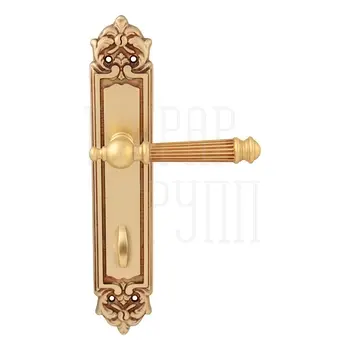 Дверная ручка на планке Melodia 102/229 'Veronica' французское золото (wc)