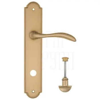 Дверная ручка Fratelli Cattini 'LUCCIA' на планке PL257 матовая латунь (wc-2)