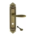Дверная ручка Extreza "VIGO" (Виго) 324 на планке PL02, матовая бронза (wc)