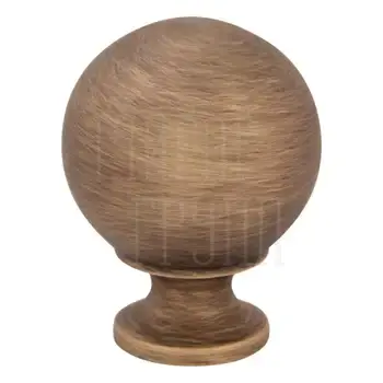 Мебельная ручка-кноб Melodia 803 Ball (Ø22 мм) матовая бронза
