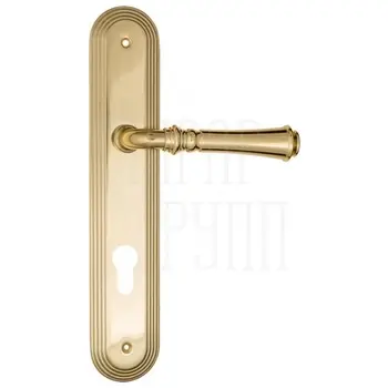 Дверная ручка Fratelli Cattini 'GRACIA' на планке PL288 полированная латунь (cyl)