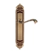 Дверная ручка Extreza "LINA" (Лина) 313 на планке PL02, матовая бронза