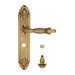 Дверная ручка Venezia 'OLIMPO' на планке PL90, французское золото (wc-4)