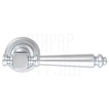 Дверная ручка Extreza 'Veronika' (Вероника) 325 на круглой розетке R03 матовый хром