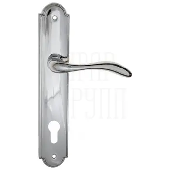 Дверная ручка Fratelli Cattini 'LUCCIA' на планке PL257 полированный хром (cyl)