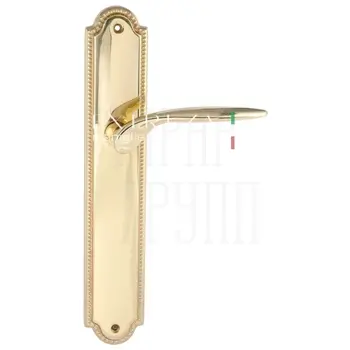 Дверная ручка Extreza 'CALIPSO' (Калипсо) 311 на планке PL03 полированное золото