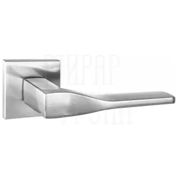 Дверные ручки Renz (Ренц) 'Турин' INDH 324-03 slim на квадратной розетке матовый никель