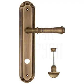 Дверная ручка Fratelli Cattini 'GRACIA' на планке PL288 матовая бронза (wc-2)
