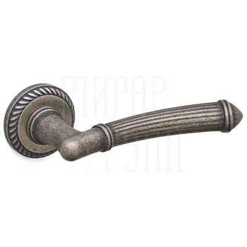 Дверная ручка на розетке Mandelli 'Aurora' 1511 античный хром