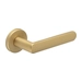 Дверная ручка Extreza Hi-Tech "AQUA" (Аква) 113 на круглой розетке R12, матовое золото