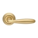 Дверная ручка Extreza 'Vigo' (Виго) 324 на круглой розетке R05, матовое золото