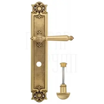 Дверная ручка Venezia 'PELLESTRINA' на планке PL97 французское золото (wc)