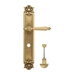Дверная ручка Venezia 'PELLESTRINA' на планке PL97, французское золото (wc)
