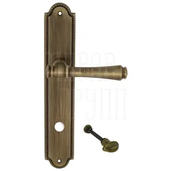 Дверная ручка Extreza 'PIERO' (Пиеро) 326 на планке PL03 матовая бронза (wc)