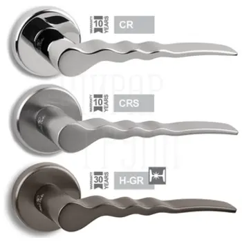 Дверная ручка на розетке Salice Paolo 'Flow' 6195 C3 варианты цветов