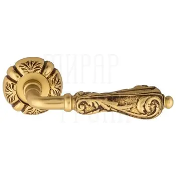 Дверная ручка на розетке Venezia 'MONTE CRISTO' D5 французское золото