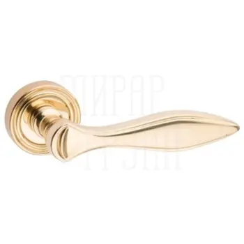 Дверная ручка на розетке Fimet 'Nicole' 1377 (261) полированная латунь