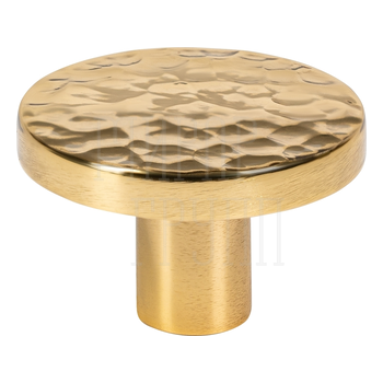 Мебельная ручка-кноб CORONA mod. '0043' L30x18 mm матовая латунь