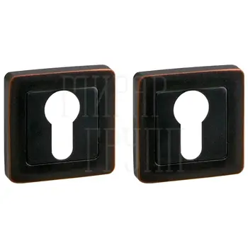 Накладка под Punto (Пунто) цилиндр ET QR медь