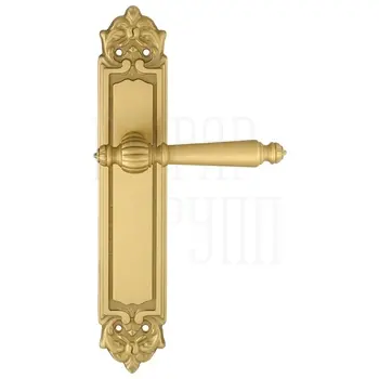 Дверная ручка Extreza 'DANIEL' (Даниел) 308 на планке PL02 матовое золото