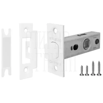 Защелка врезная Fuaro (Фуаро) PLASTIC P12-45-25 белый