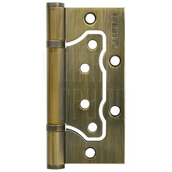 Петля Fuaro (Фуаро) универсальная без врезки IN4500W WAB (500-2BB 100x25) матовая бронза