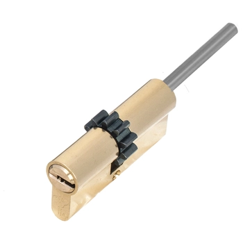 Цилиндровый механизм ключ-длинный шток Mul-T-Lock (Светофор) Integrator 84 mm (48+10+26) латунь + шестерня