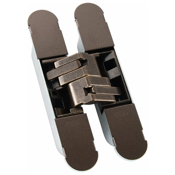 Петля дверная скрытая универсальная Archie Sillur S-130 античный кофе