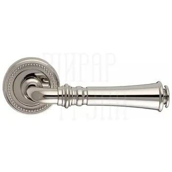 Дверная ручка Extreza 'CANNA' (Канна) 327 на круглой розетке R03 никель