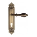 Дверная ручка Venezia 'ANAFESTO' на планке PL96, матовая бронза (cyl)