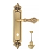 Дверная ручка Venezia "MONTE CRISTO" на планке PL96, французское золото (wc)