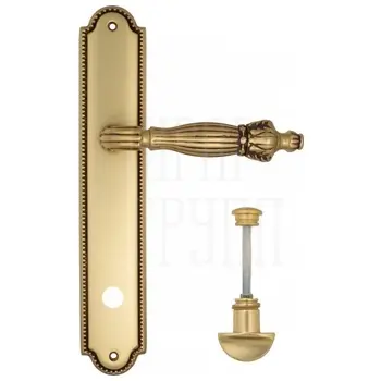 Дверная ручка Venezia 'OLIMPO' на планке PL98 французское золото (wc)