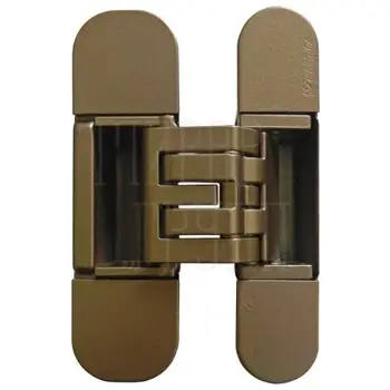 Петля дверная скрытая KUBICA HYBRID 6360 45 мм (60 кг) асимметричная бронза