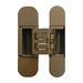 Петля дверная скрытая KUBICA HYBRID 6360 45 мм (60 кг) асимметричная, бронза