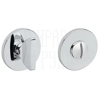 Фиксатор санузловый на тонкой круглой розетке Tupai 4041 R 5S полированный хром