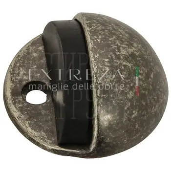 Упор дверной напольный Extreza D41 античное серебро