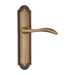 Дверная ручка Fratelli Cattini "LUCCIA" на планке PL248 , матовая бронза