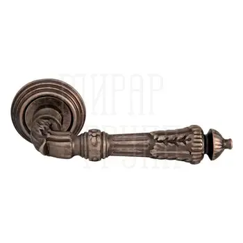 Дверная ручка на розетке Melodia 292 P 'Samantha' античное серебро