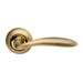 Дверная ручка Armadillo на круглой розетке "Virgo" LD57, бронза + золото