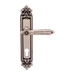 Дверная ручка на планке Melodia 246/229 'Nike', серебро 925 (cyl)