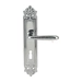 Дверная ручка Extreza "VIGO" (Виго) 324 на планке PL02, полированный хром (cab) (KEY)