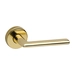 Дверная ручка на круглой розетке Fimet "Slim" 1063 (273), золото