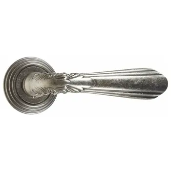 Ручка раздельная классическая Adden Bau 'Fiore' V207 AGED античное серебро