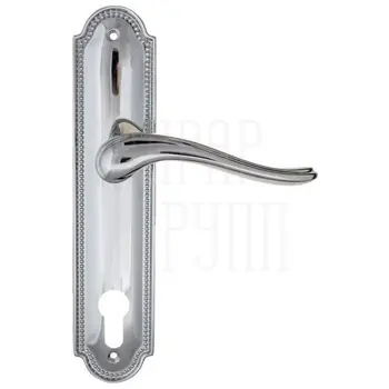Дверная ручка Fratelli Cattini 'LAVERA' на планке PL248 полированный хром (cyl)